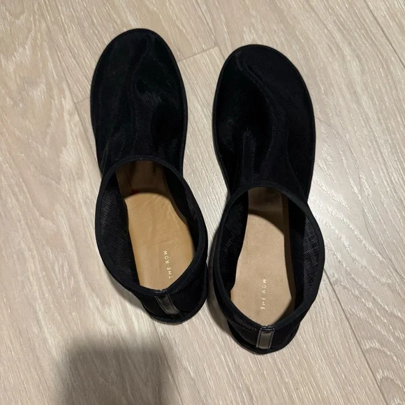 The Row mesh sock flats in black - Picture 2 of 6